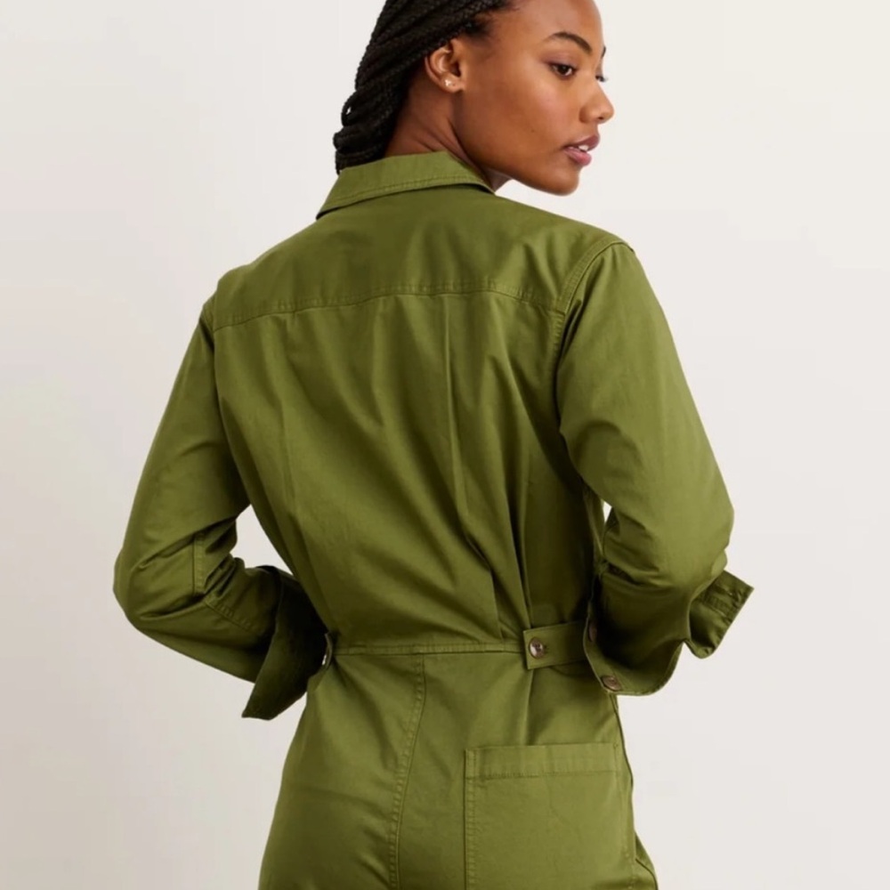 Alex Mill Standard Jumpsuit Long Sleeve Olive